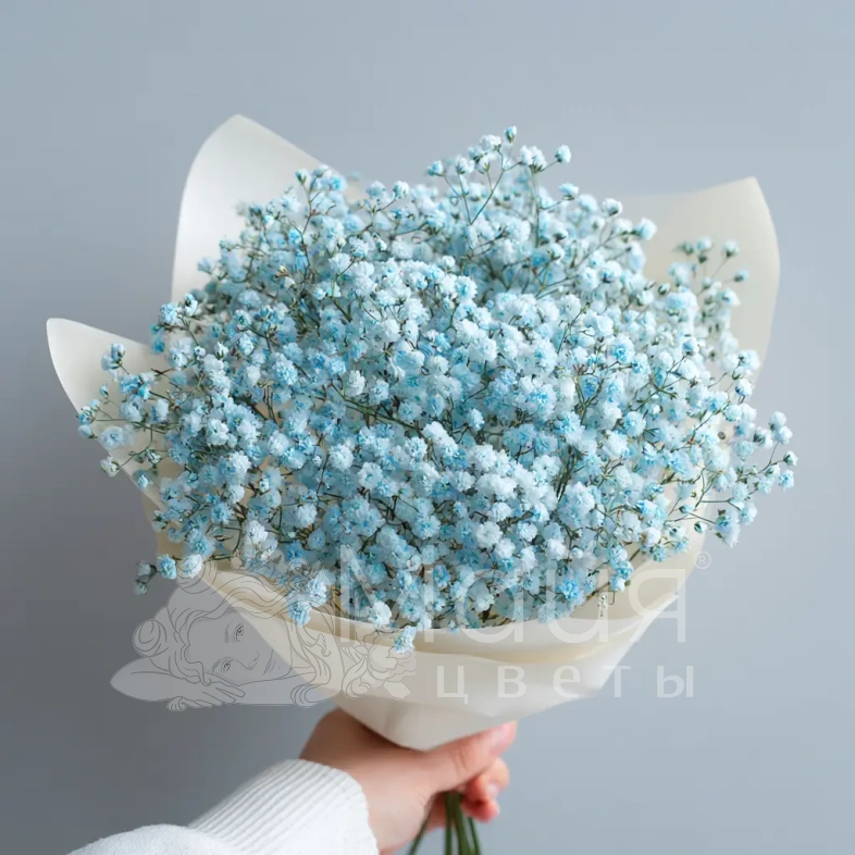 Монобукет из гипсофилы &laquo;Лунный свет&raquo;