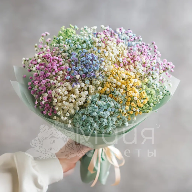 Монобукет из гипсофилы &laquo;Нежный акцент&raquo;