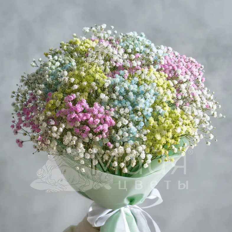 Монобукет из гипсофилы &laquo;Нежный акцент&raquo;