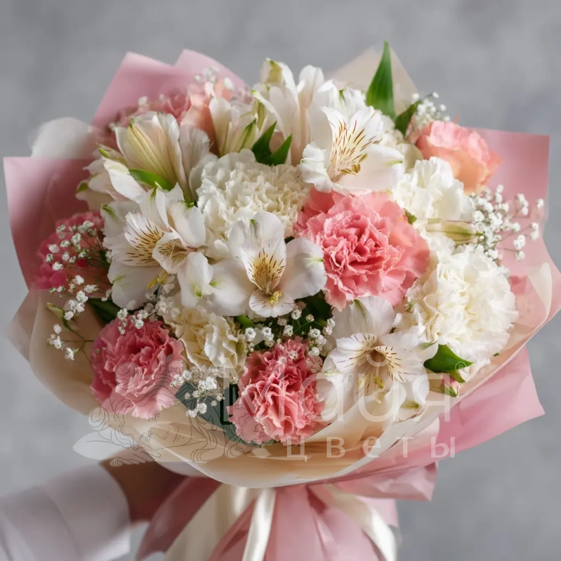 Букет с альстромериями &laquo;Игривое настроение&raquo;