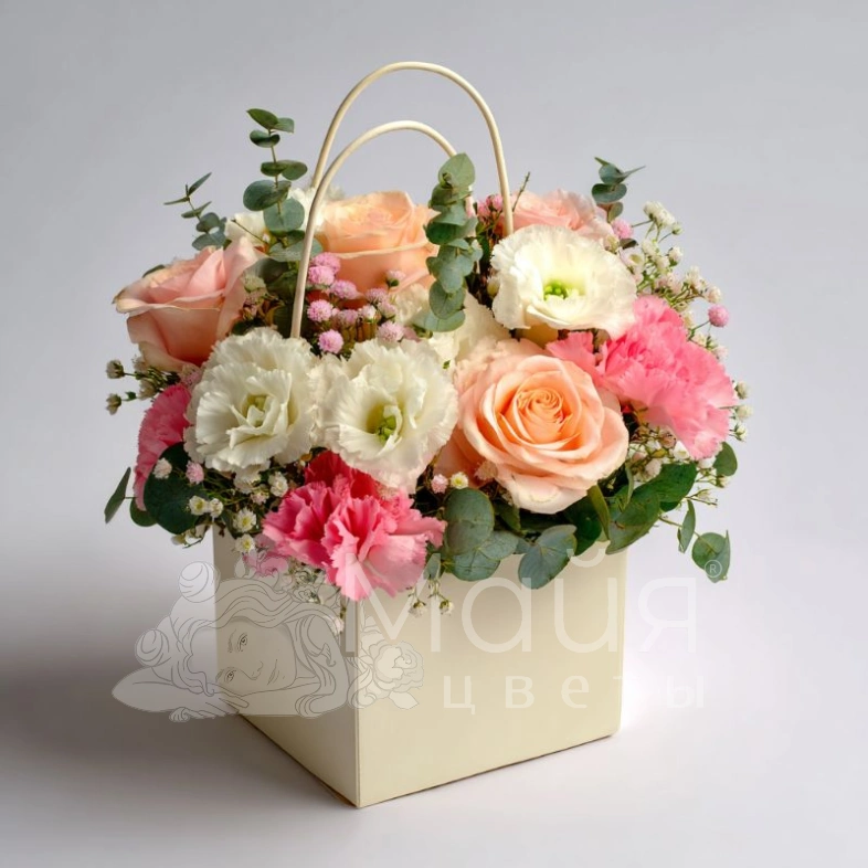 Цветы в сумочке &laquo;Миниатюрное вдохновение&raquo;