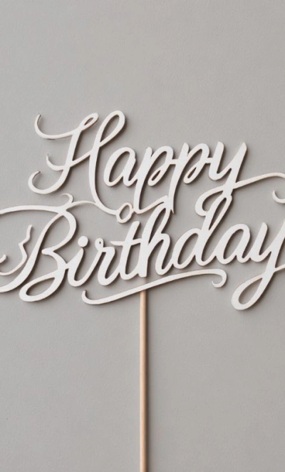 Топпер «С Днем рождения»