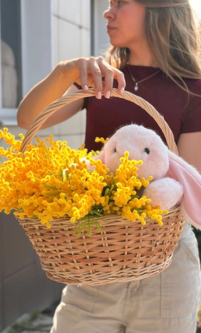 Корзина плетеная размер L