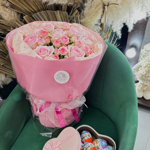 Сет «Сладкое настроение». Букет + киндеры