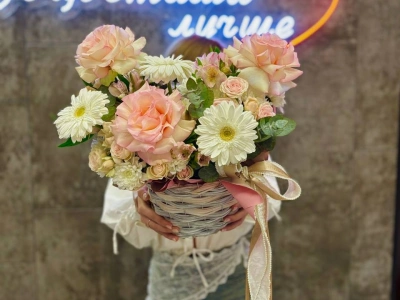 Корзинка «Нежность»🌸🎀