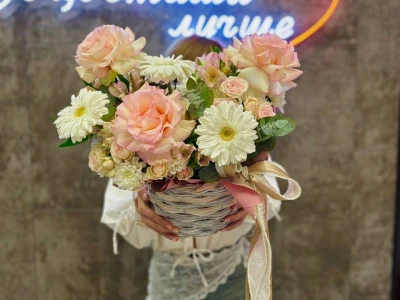 Корзинка «Нежность»🌸🎀