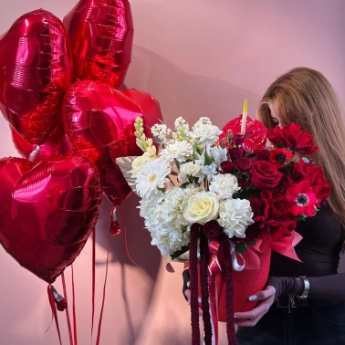 Авторская композиция в керамическом кашпо