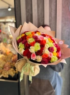 Букет из 75 ярких роз 40 0