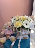 Комбо композиция &laquo;Солнечный день&raquo;+игрушка зайчик+ мини открытка 0