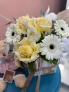 Комбо композиция &laquo;Солнечный день&raquo;+игрушка зайчик+ мини открытка 2