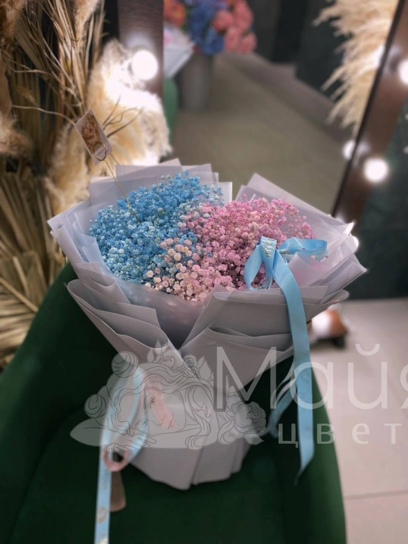 Букет "Радужная гипсофила"