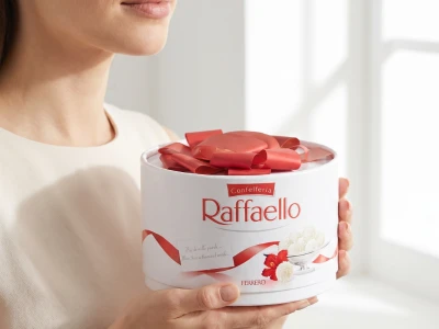 Конфеты тортик «RAFFAELLO» 200 г.
