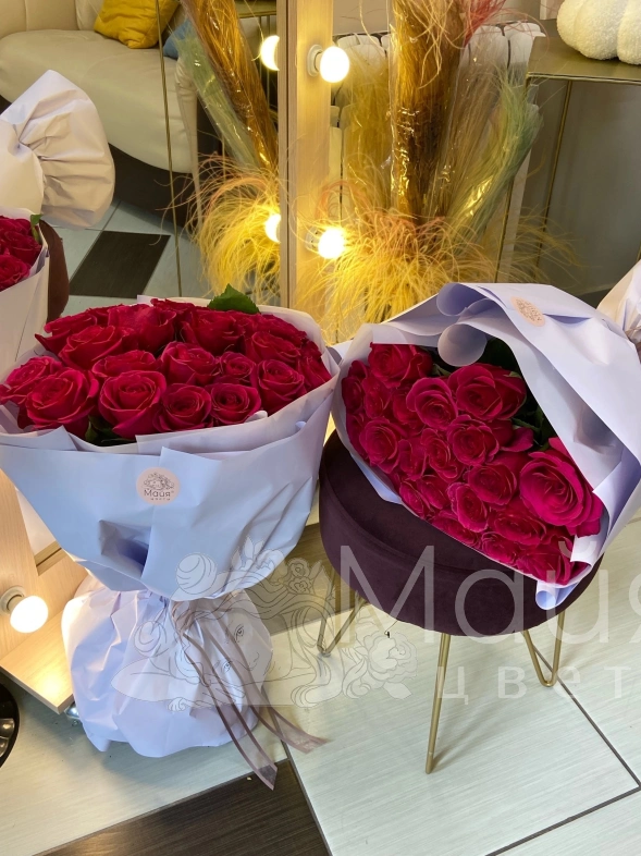Букет "Рубиновый восторг"