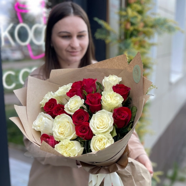 Букет из 21 эквадорской розы &laquo;Мой выбор&raquo;