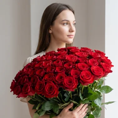 Роза Эквадор 100 см