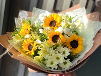 Букет «Яркость солнца»