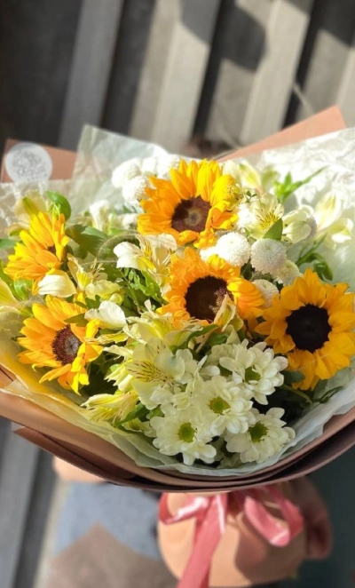 Букет «Яркость солнца»