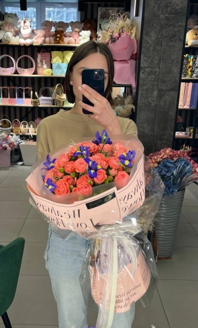 Букет «Коралловая радость»