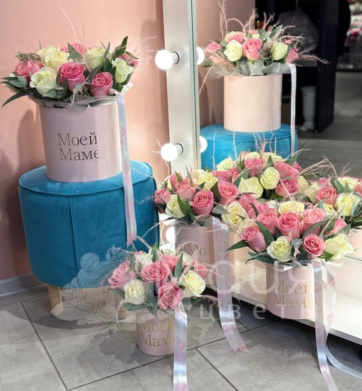 Комопозиция "Нежные розы"