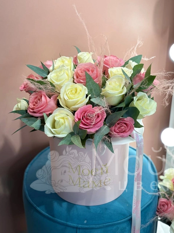 Комопозиция "Нежные розы"