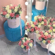 Комопозиция "Нежные розы" 3