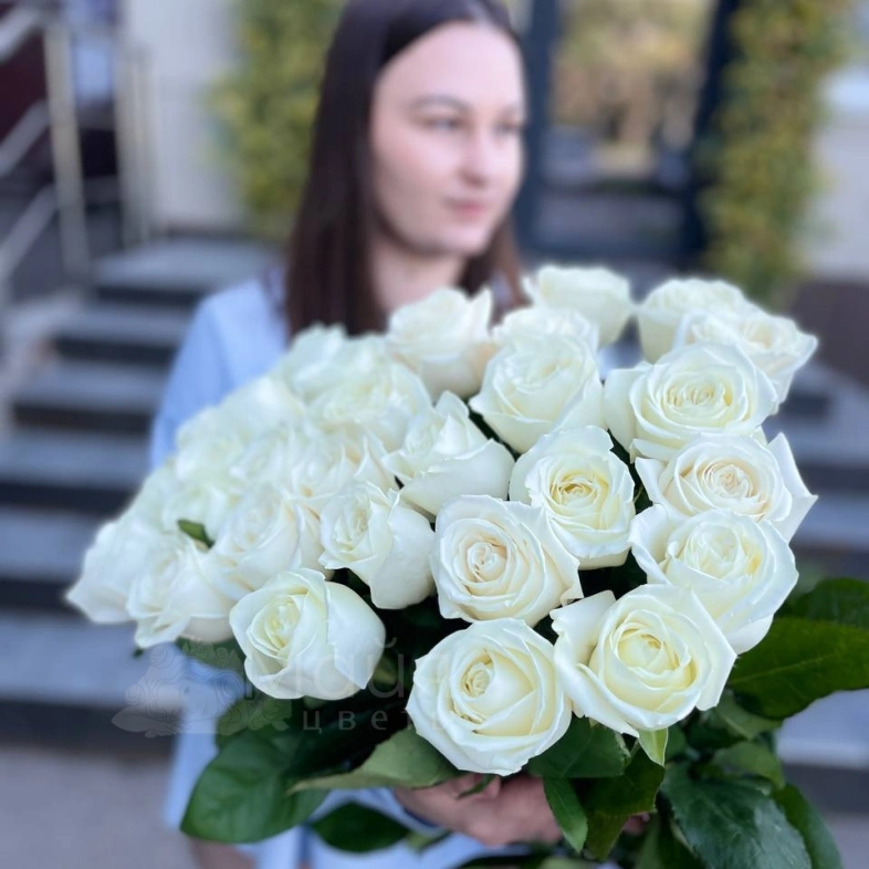 Букет из 29 высоких роз 70 см. &laquo;Плайя-Бланка&raquo;