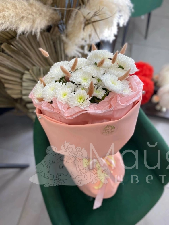 Букет с хризантемами &laquo;Милота&raquo;