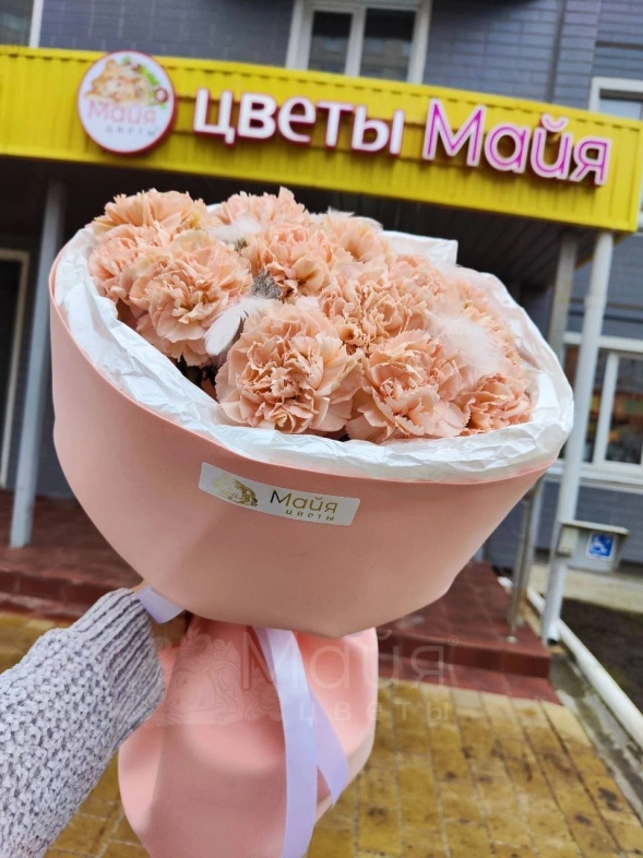 Букет "Диантусы + декор&raquo;.