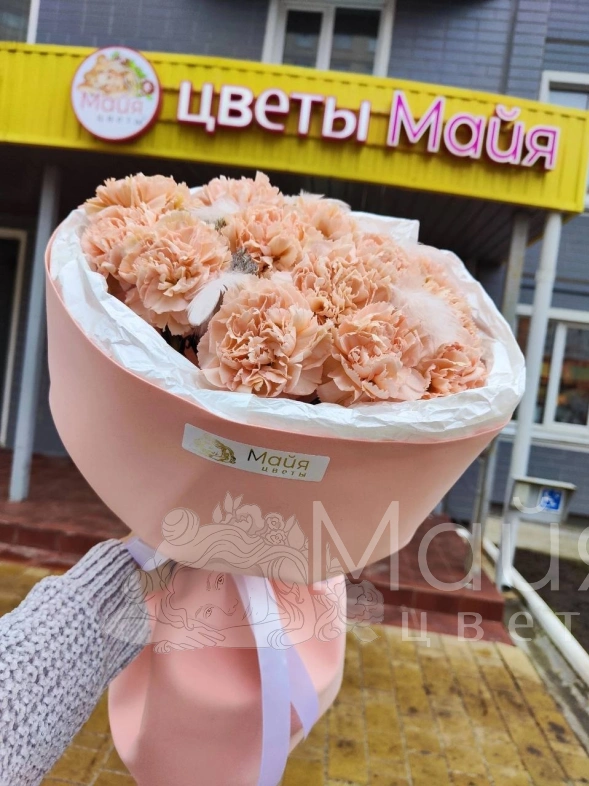 Букет "Диантусы + декор&raquo;