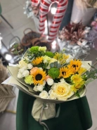 Букет с подсолнухами &laquo;Свежесть лета&raquo; 0