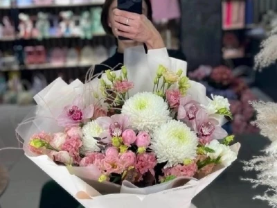 Букет микс «Нежное облако»