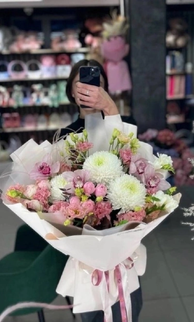 Букет микс «Нежное облако»