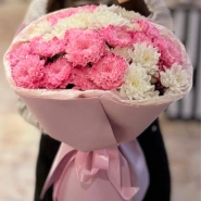 Букет из хризантем &laquo;Нежное облако&raquo; 0