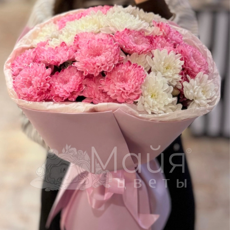 Букет из хризантем &laquo;Нежное облако&raquo;