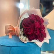 Букет из 15 красных Эквадорских роз. 2