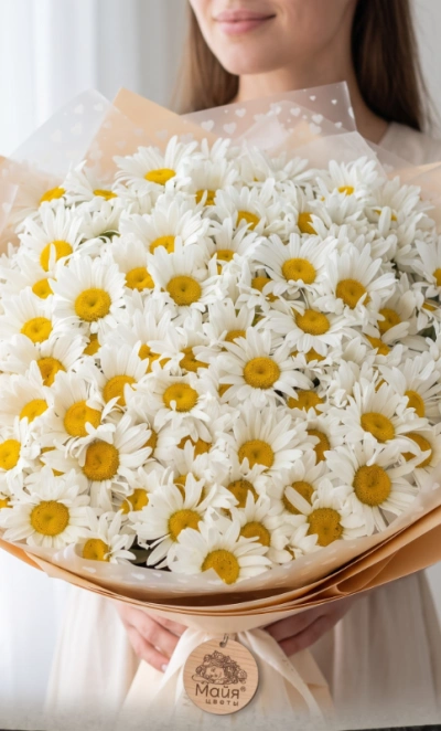 Букет из 101 ромашки