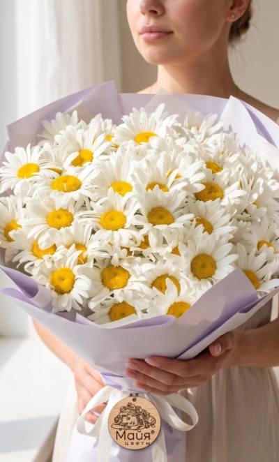 Букет из 51 ромашки