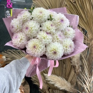 Букет из 15 георгинов 1