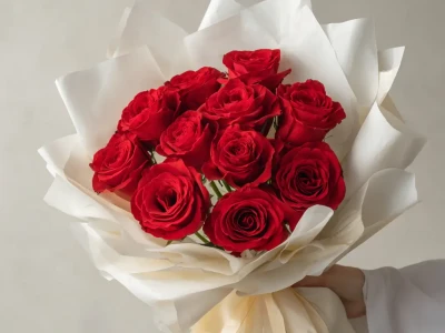 Красные розы «Горячий акцент»