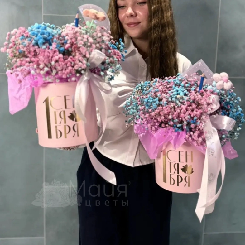 Композиция с гипсофилой &laquo;Меловые облака&raquo;