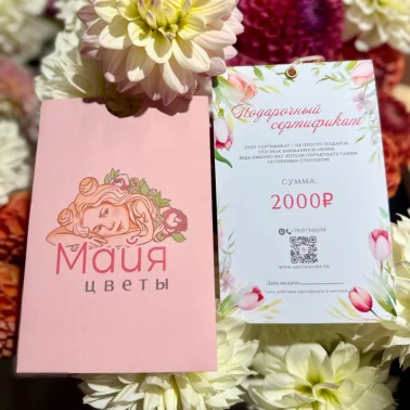 Подарочный сертификат на 2000 рублей