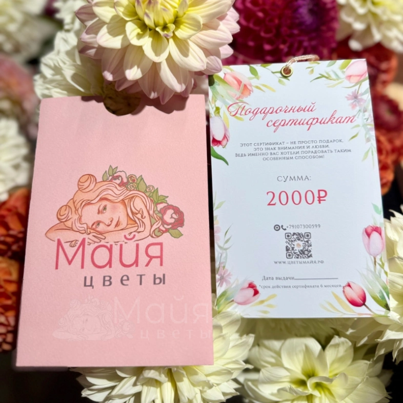 Подарочный сертификат на 2000 рублей