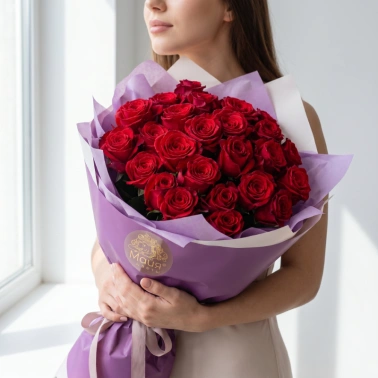 Красные розы «Чувства без слов»